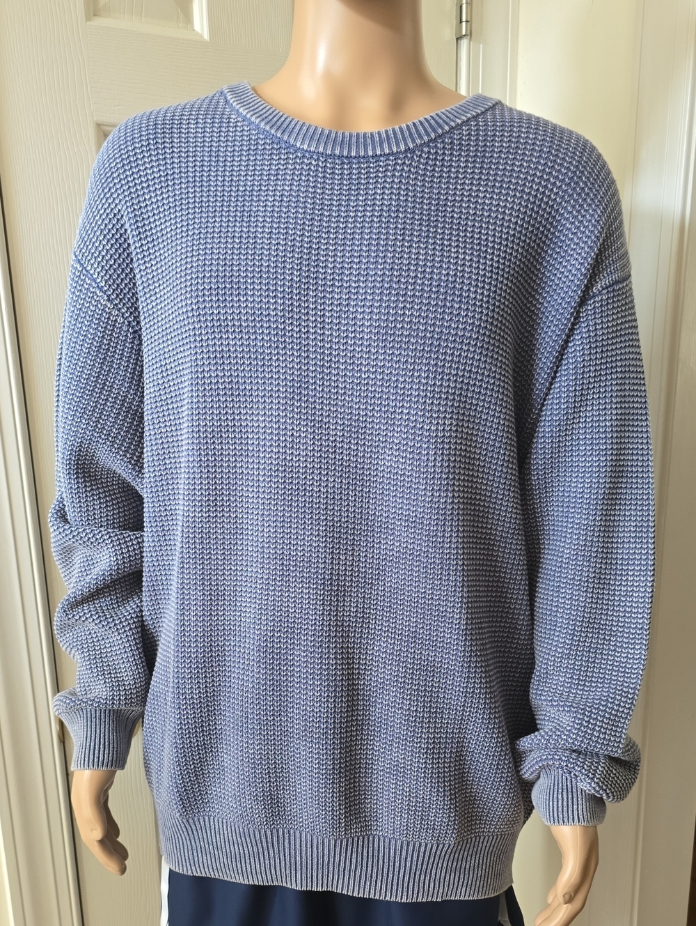 Sage & Steel Brand Men’s Big & Tall Light Blue Knit Pullover Sweater Size XXL